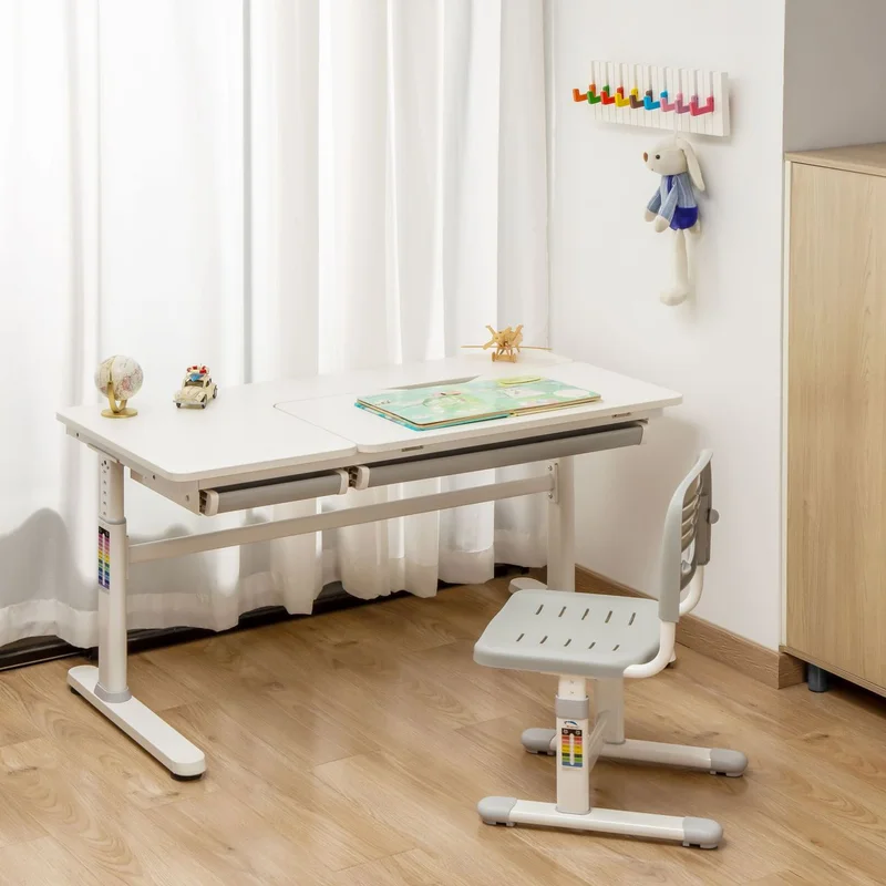 Kinderschreibtisch Sauda 120x60 cm Grau